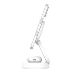 BELKIN BOOSTCHARGE Qi2 15w Z-Fold 2in1 Charging Stand White