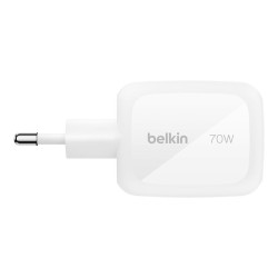BELKIN BOOST CHARGE 70w 2C1A Wall Charger with interchangeable plug tips UK EU US