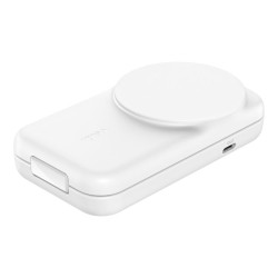 BELKIN UltraCharge 25w Qi2 2in1 Magnetic Charger plus USB-C EU White Square