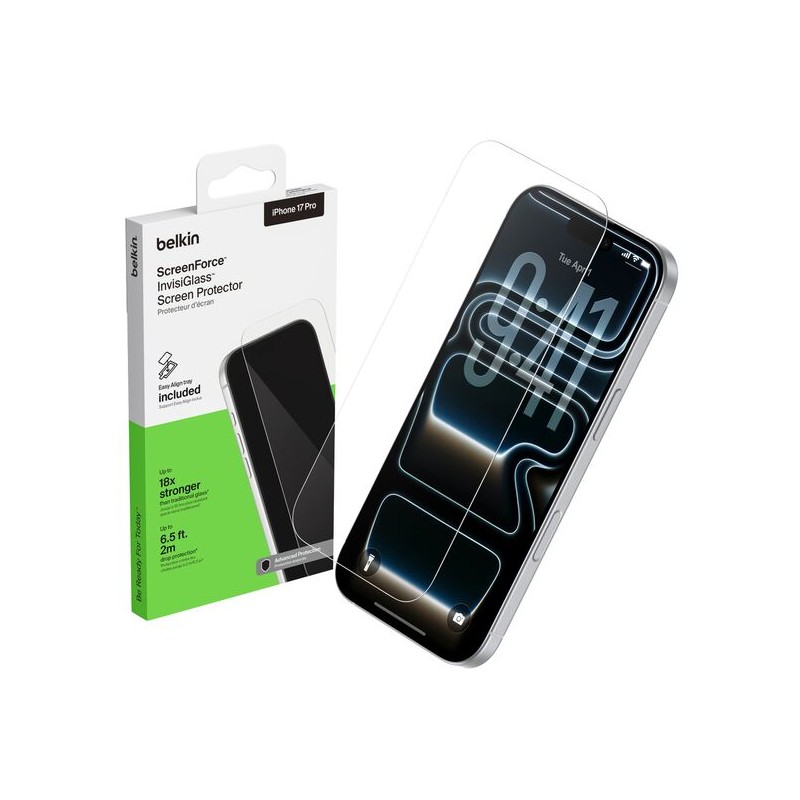 BELKIN Invisiglass Screen Protector - iPhone 17 Pro