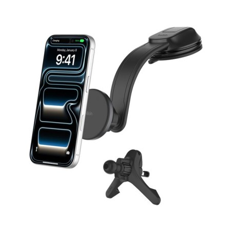BELKIN 15W Qi2 Wireless In-Car Charger with Vent & Dash Mount + 30W CLA