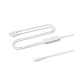 BELKIN BoostCharge Pro 140W Dual USB-C Cable 1.5m White