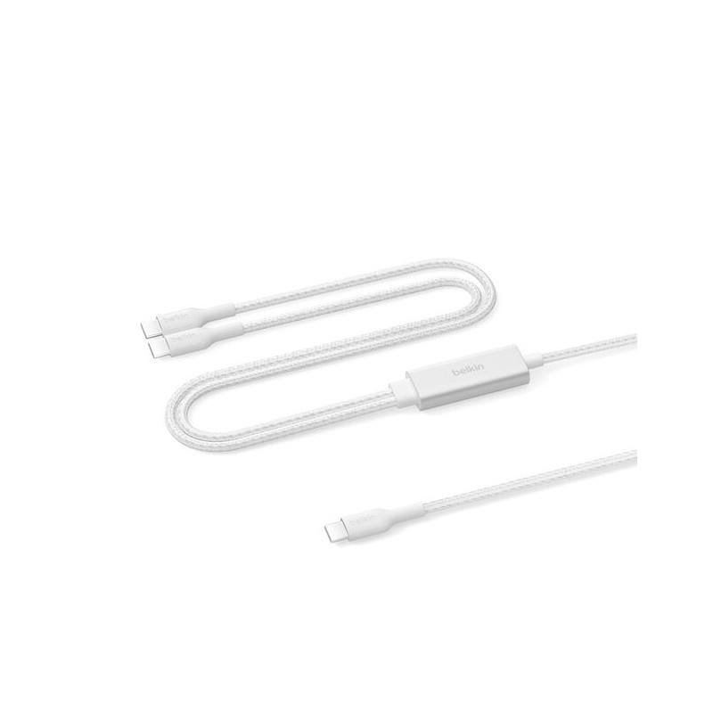 BELKIN BoostCharge Pro 140W Dual USB-C Cable 1.5m White