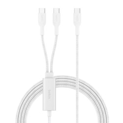 BELKIN BoostCharge Pro 140W Dual USB-C Cable 1.5m White