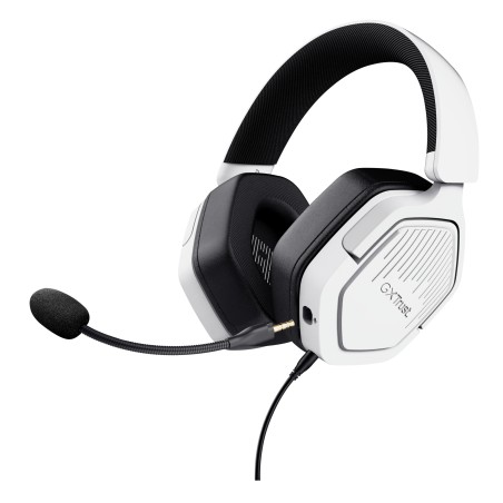 Trust GXT492W Carus Casque Avec fil Arceau Gaming Blanc | JDB-Info