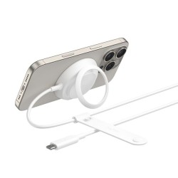 BELKIN UltraCharge 25w Qi2 Pad with kickstand White Non PSU