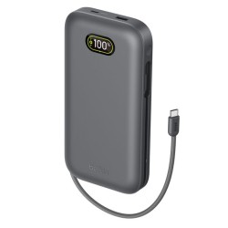 BELKIN BoostCharge 27k 240wPD Power Bank with Integrated cable and digital display