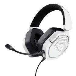 Trust GXT492W Carus Casque Avec fil Arceau Gaming Blanc | JDB-Info