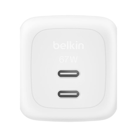 BELKIN 67W DUAL USB-C WALL CHARGER WHITE