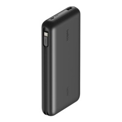 BELKIN BOOSTCHARGE 25k PD140w Display PowerBank with Integrated cable 1A1C Black