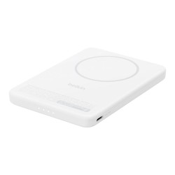 BELKIN BOOSTCHARGE 5k Qi2 15w PD20w Slim Magnetic Powerbank with kickstand White
