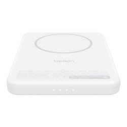 BELKIN BOOSTCHARGE 5k Qi2 15w PD20w Slim Magnetic Powerbank with kickstand White