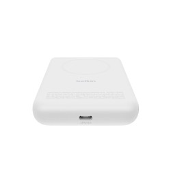 BELKIN ULTRACHARGE 10k Qi2 25w PD30w Magnetic Display Powerbank with Mag cessory and Kickstand White