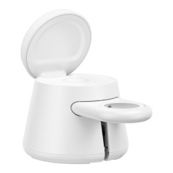 BELKIN ULTRACHARGE 25w Qi2 Modular Charging Dock White