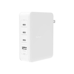 BELKIN PD 140W GAN Wall Charger White With UK+EU+US Plug