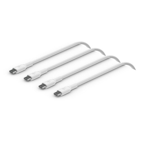 BELKIN USB-C to USB-C PVC White 1m Twin Pack