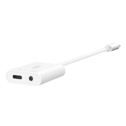 BELKIN Rockstar 3.5mm Audio + USB-C Charge Adapter