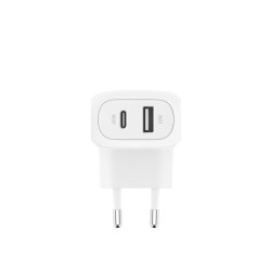 BELKIN Boost Charge 42w - 30w USB-C PD PPS + 12w USB-A Dual Wall Charger White