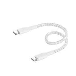 BELKIN BOOST CHARGE USB-C to USB-C Cable Braided 0.15m White