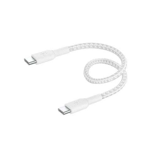 BELKIN BOOST CHARGE USB-C to USB-C Cable Braided 0.15m White