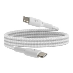 BELKIN BOOST CHARGE USB-C to USB-C Cable Braided 0.15m White
