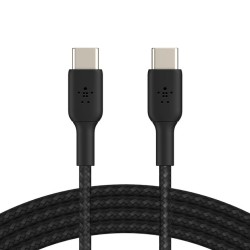 BELKIN BOOST CHARGE USB-C to USB-C Cable Braided 2m Black