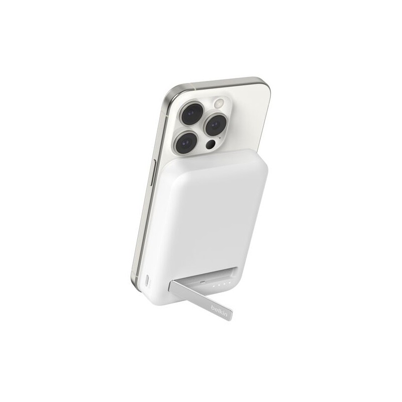 BELKIN 8k Qi2 MagSafe Compatible Powerbank with kickstand