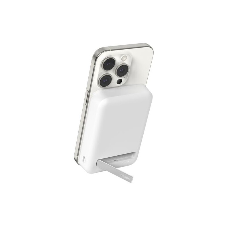 BELKIN 10k Qi2 MagSafe Compatible Powerbank with kickstand