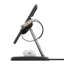 BELKIN BOOST CHARGE PRO 3in1 Qi2 15w Magnetic Adjustable Charging Stand Black