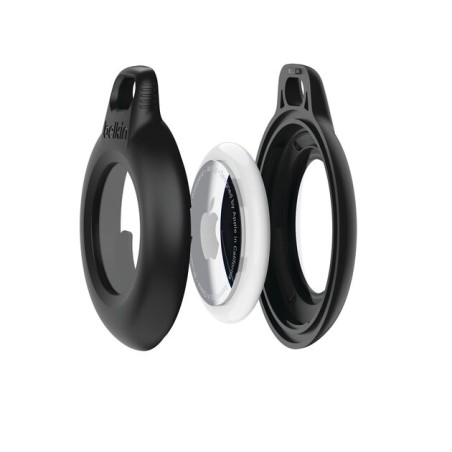 BELKIN Secure Holder - Airtag - Waterproof Keyring - 1 Pack Black