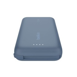BELKIN 10k PD20w Integrated USB-C Cable Power Bank Blue