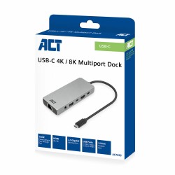 ACT Station d'accueil USB-C 4K / 8K 30Hz pour 1 moniteur HD | JDB-Info