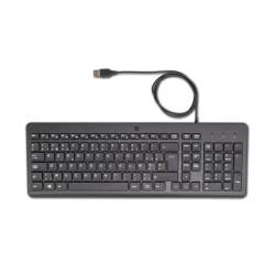 HP 150 Wired Keyboard clavier Universel USB AZERTY Belge No | JDB-Info