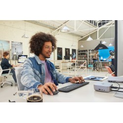 HP 3Z726AA#AC0 clavier RF sans fil + Bluetooth Noir | JDB-Info