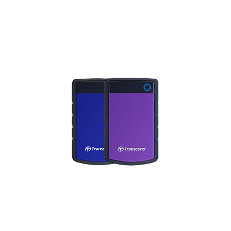 TRANSCEND 1To Disque dur externe 2.5p - Anti-choc Bleu