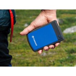 TRANSCEND 1To Disque dur externe 2.5p - Anti-choc Bleu