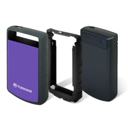 TRANSCEND 1To Disque dur externe 2.5p - Anti-choc Bleu