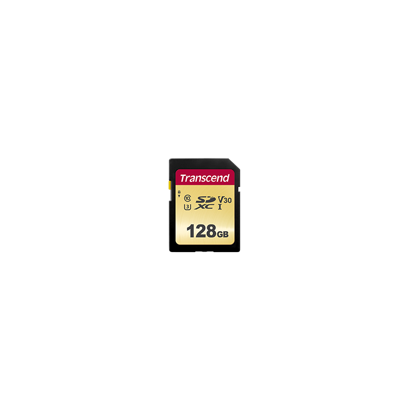 TRANSCEND 128Go UHS-I U3 Carte SD puce MLC pour appareil photo Reflex