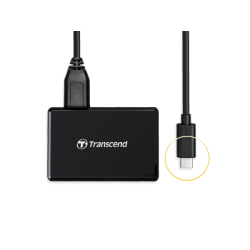 TRANSCEND All-in-1 Multi Memory Card Reader USB 3.1 Gen 1 Type C