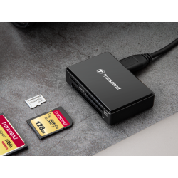 TRANSCEND All-in-1 Multi Memory Card Reader USB 3.1 Gen 1 Type C