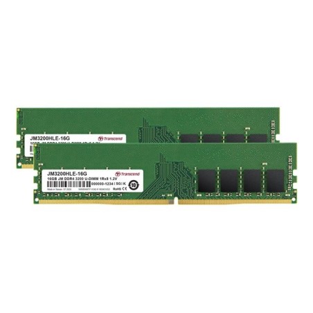 TRANSCEND JetRam 32Go KIT DDR4 3200Mhz U-DIMM 1Rx8 2Gx8 CL22 1.2V