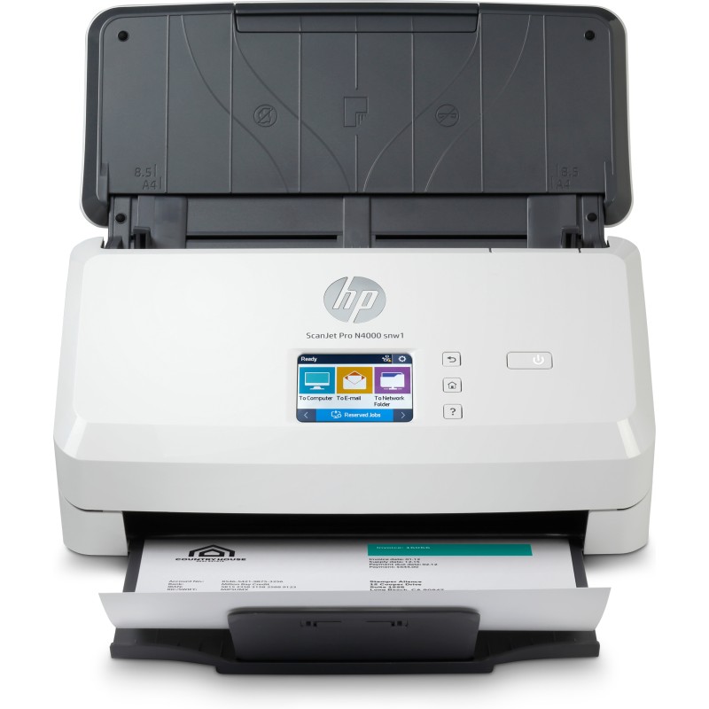 HP Scanjet Pro N4000 snw1 Sheet-feed Scanner Alimentation f | JDB-Info