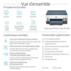 HP Smart Tank 7006 Sans fil All-in-One Couleur Imprimante, | JDB-Info