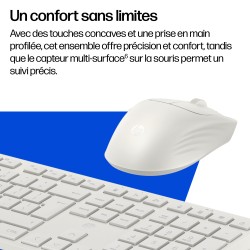 HP Ensemble clavier et souris hybride multi-appareils 490C | JDB-Info