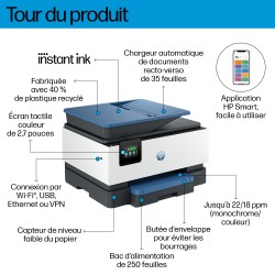 HP OfficeJet Pro 9125e Sans fil All-in-One Couleur Impriman | JDB-Info
