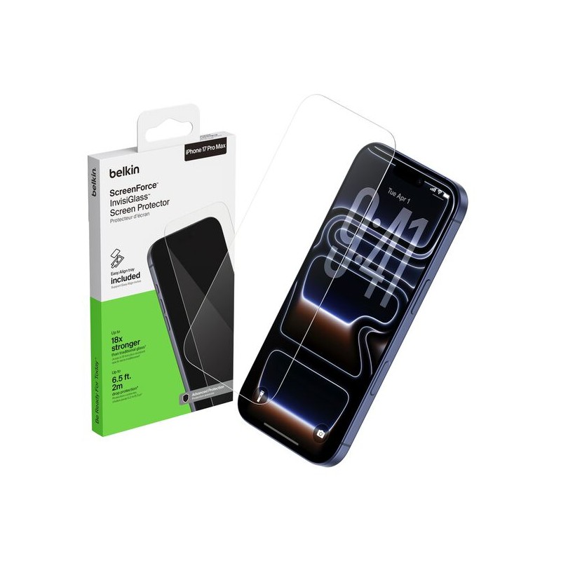 BELKIN Invisiglass Screen Protector - iPhone 17 Pro Max