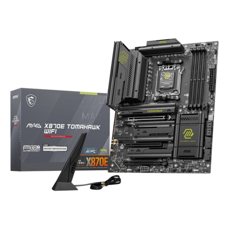 MSI MAG X870E TOMAHAWK WIFI carte mère AMD X870E Emplacemen | JDB-Info
