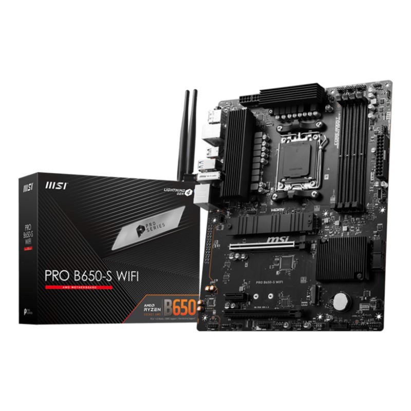 MSI PRO B650-S WIFI carte mère AMD B650 Emplacement AM5 ATX | JDB-Info