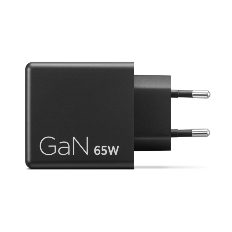 Lenovo Dual USB-C 65W GaN Charger Universel Noir Secteur In | JDB-Info