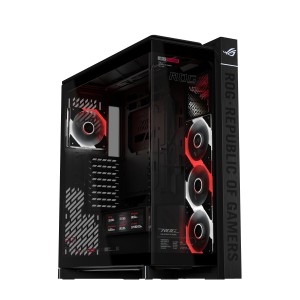 ASUS ROG CRONOX GR801 CURVE TG ARGB BLACK Midi Tower Noir | JDB-Info